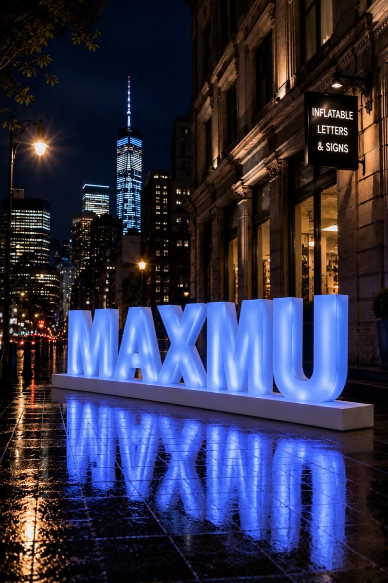 Custom inflatable letters manufacturer for inflatable logo signs and giant inflatable letters