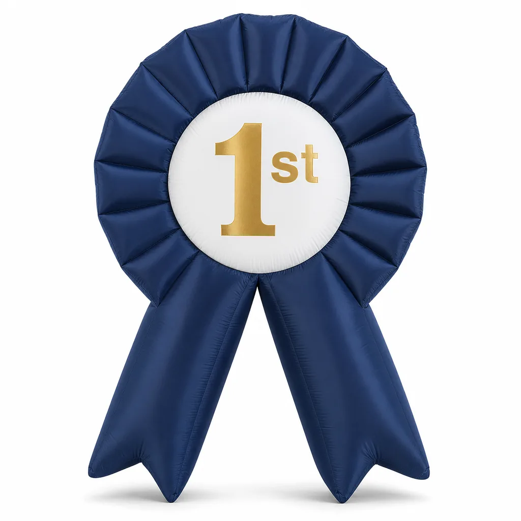 Custom Inflatable Award Ribbon